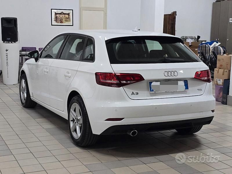 Usata Audi A3 116 CV (85 kW) 2017 Bianco Berlina