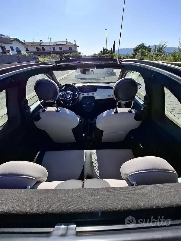 Usata Fiat 500 2021 Bianco Cabrio