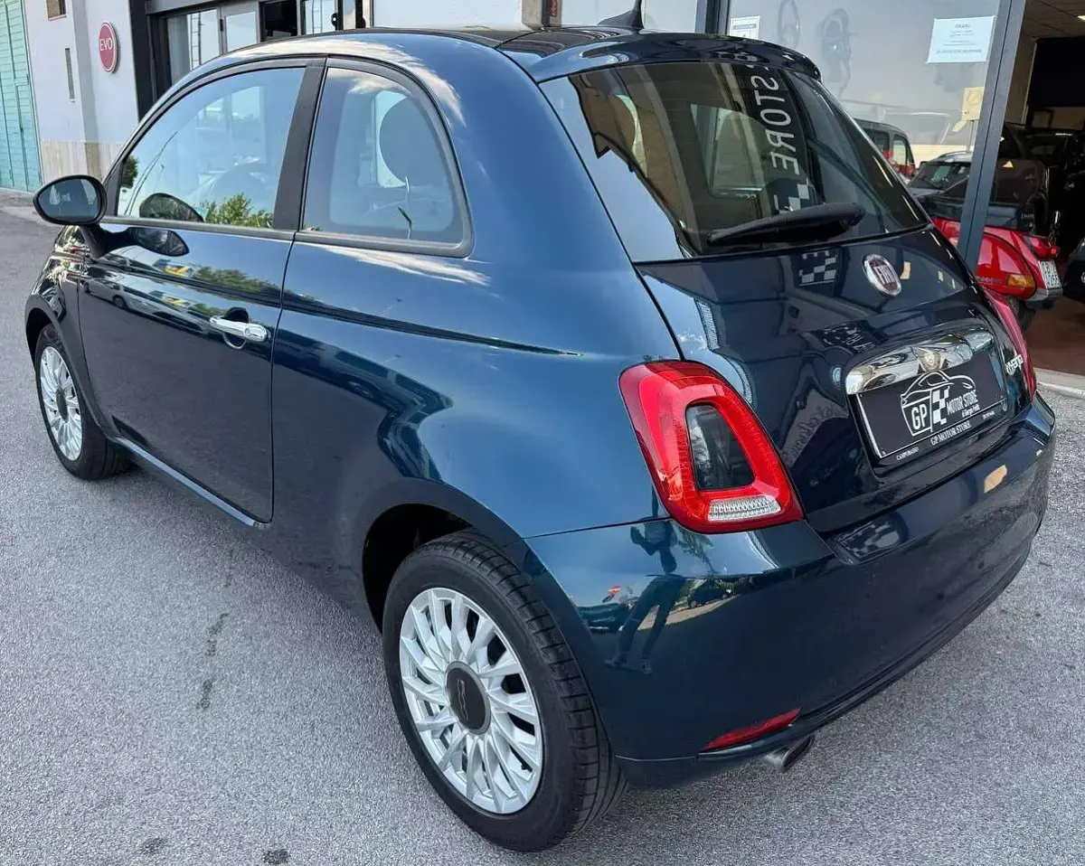Usata Fiat 500 Lounge 69 CV (50 kW) 2020 Blu/azzurro Utilitaria