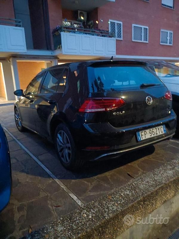 Usata VW Golf VII 115 CV (84 kW) 2018 Nero Berlina