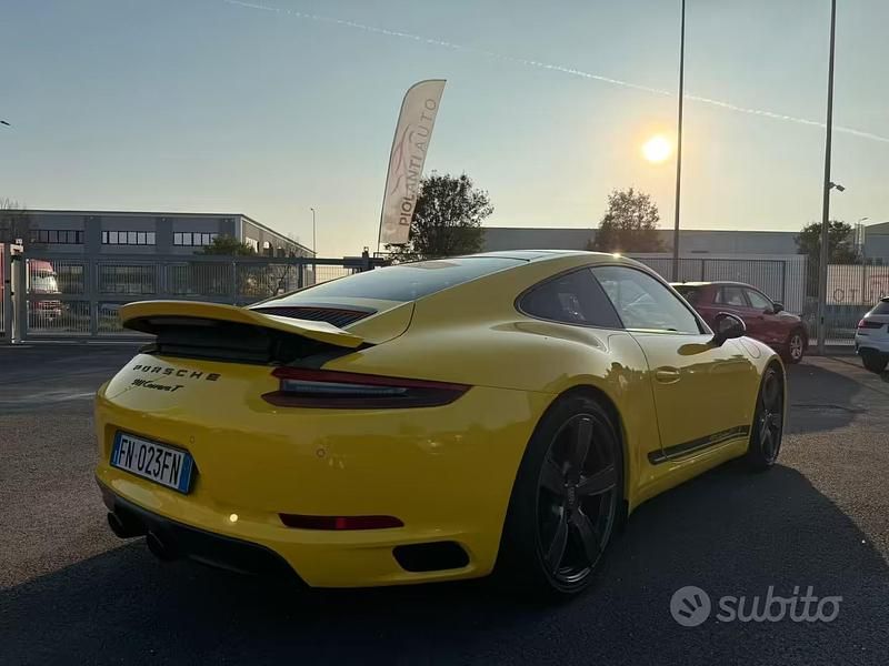 Usata Porsche 911 Carrera T 369 CV (271 kW) 2018 Giallo Coupé