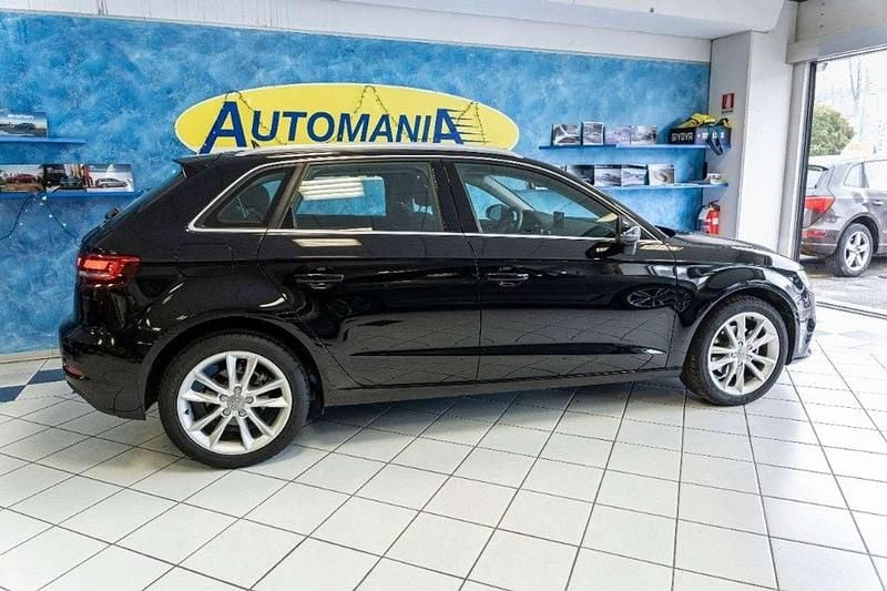 Usata Audi A3 Sportback Ambition 110 CV (80 kW) 2017 Nero Utilitaria
