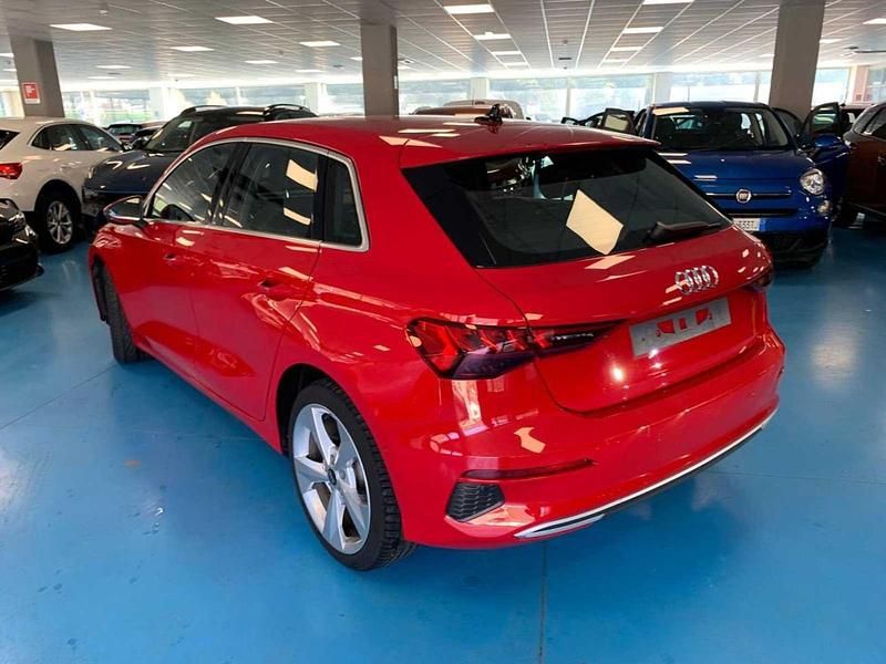 Usata Audi A3 Advanced 150 CV (110 kW) 2023 Rosso pastello