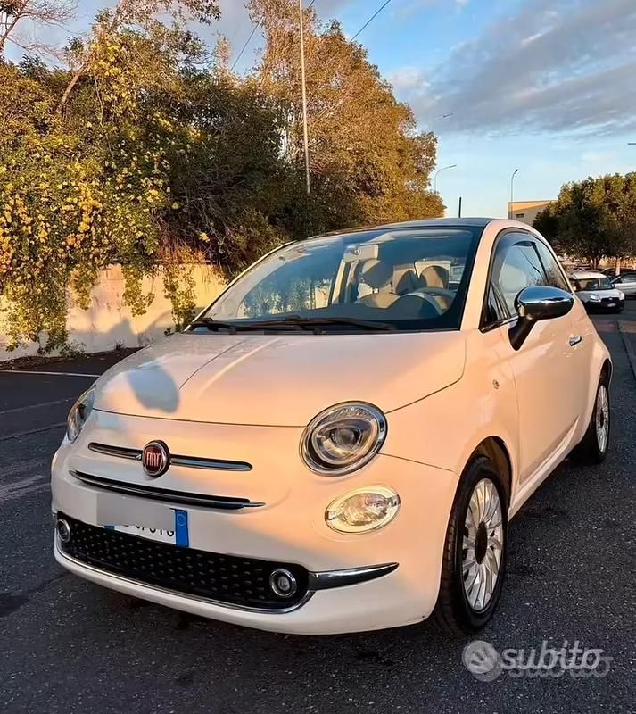 Usata Fiat 500 95 CV (69 kW) 2017 Bianco Utilitaria