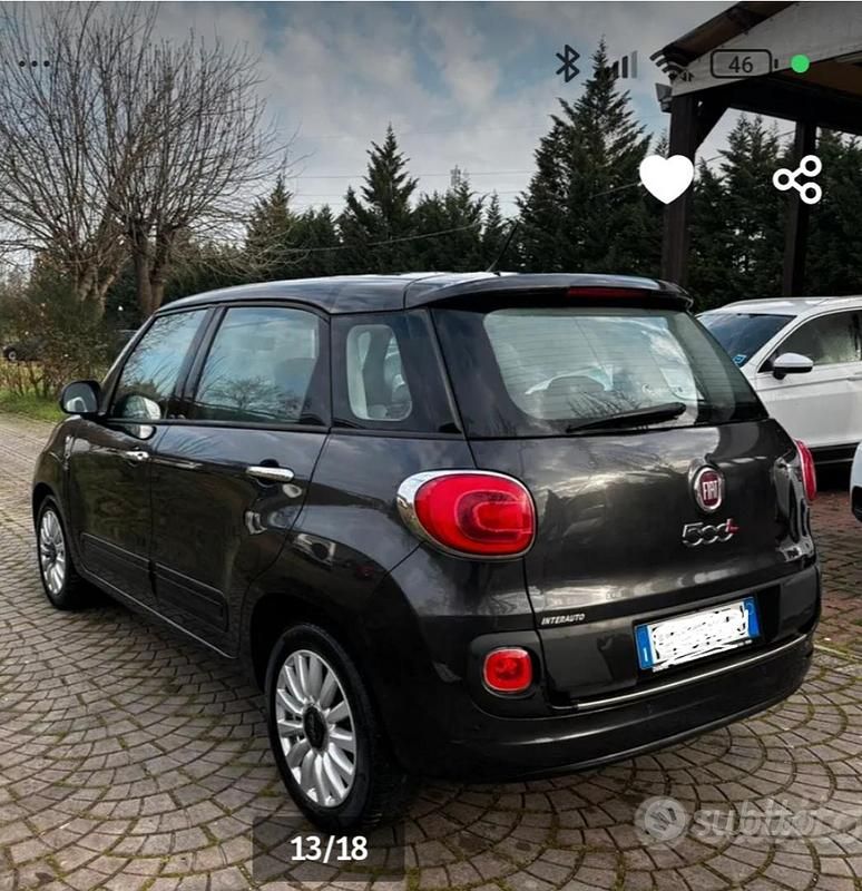 Usata Fiat 500L Lounge 120 CV (88 kW) 2017 Nero Monovolume