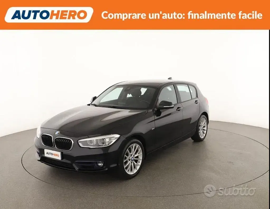 Usata BMW 118 Sport Line 150 CV (110 kW) 2018 Nero Berlina