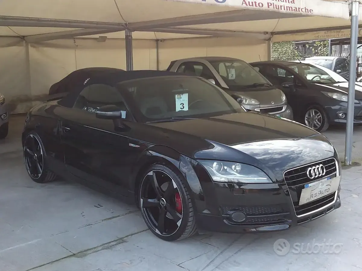 Usata Audi TT Roadster 200 CV (147 kW) 2007 Nero Cabrio
