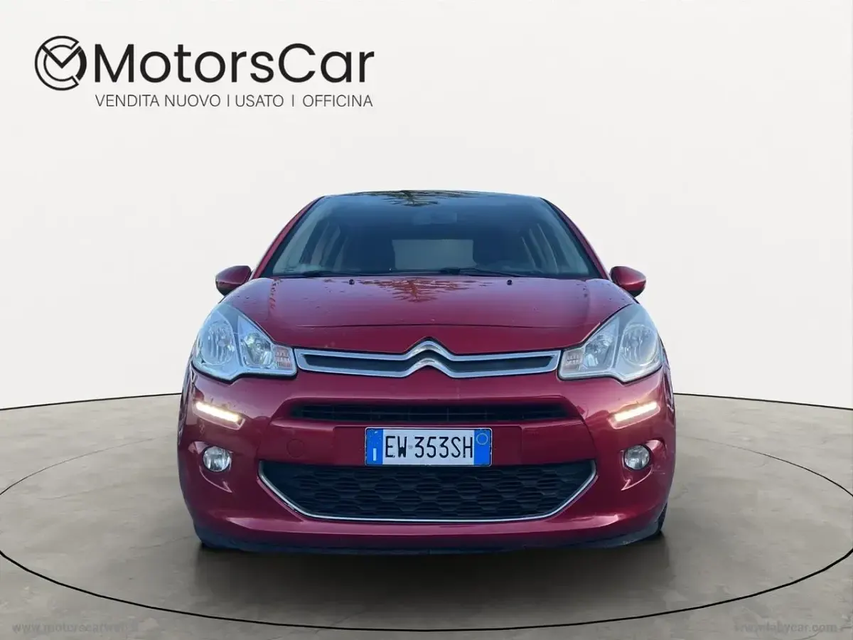 Usata Citroën C3 Exclusive 82 CV (60 kW) 2014 Rosso Berlina