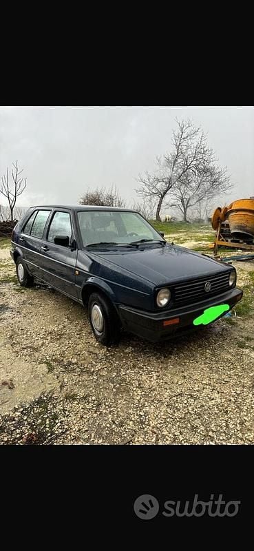 Usata VW Golf II 73 CV (53 kW) 1990 Blu Utilitaria