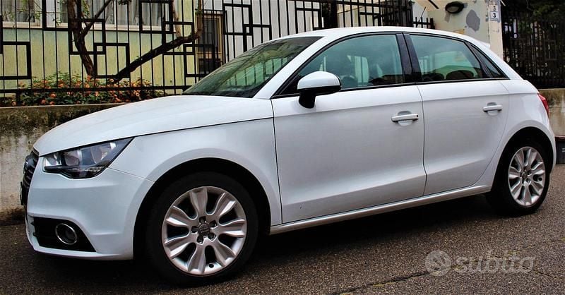 Usata Audi A1 Ambition 86 CV (63 kW) 2013 Bianco Utilitaria