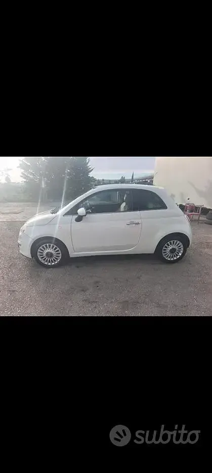 Usata Fiat 500 95 CV (69 kW) 2011 Bianco Utilitaria