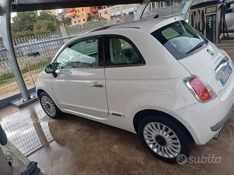 Usata Fiat 500 Lounge 69 CV (50 kW) 2013 Bianco Berlina