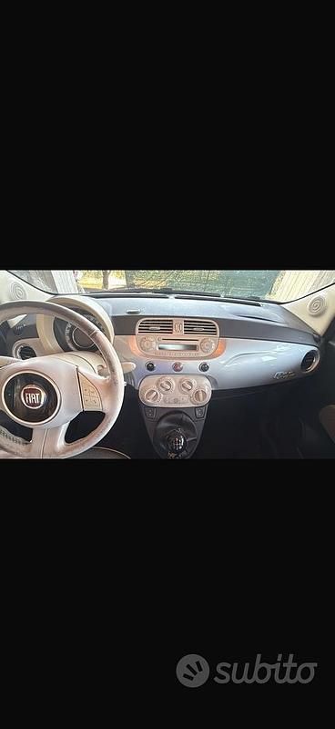 Usata Fiat 500 95 CV (69 kW) 2011 Grigio Utilitaria