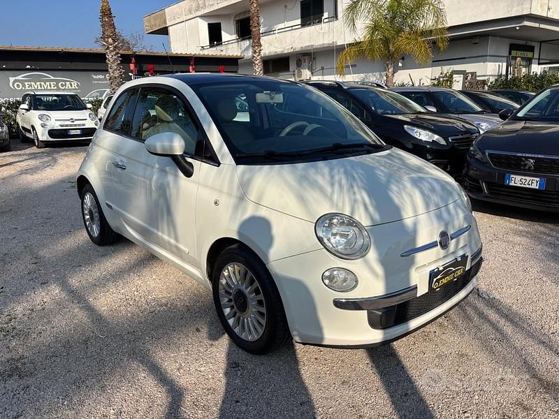 Usata Fiat 500 Lounge 69 CV (50 kW) 2011 Bianco Berlina