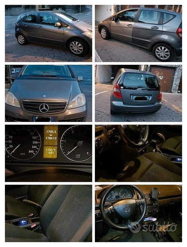 Usata Mercedes A160 60 CV (44 kW) 2010 Grigio Berlina