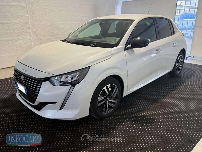 Usata Peugeot 208 Active 75 CV (55 kW) 2022 Bianco pastello Utilitaria