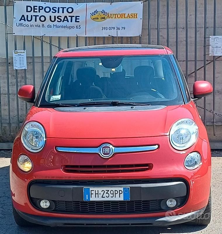Usata Fiat 500L Lounge 95 CV (69 kW) 2017 Rosso Monovolume