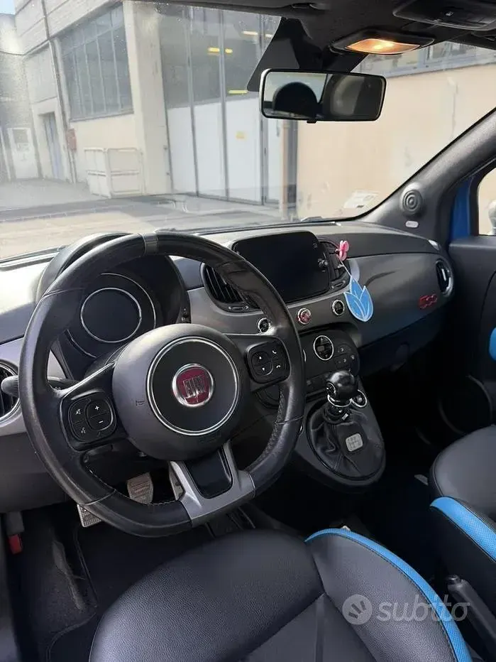 Usata Fiat 500S S 69 CV (50 kW) 2018 Bluazzurro Berlina