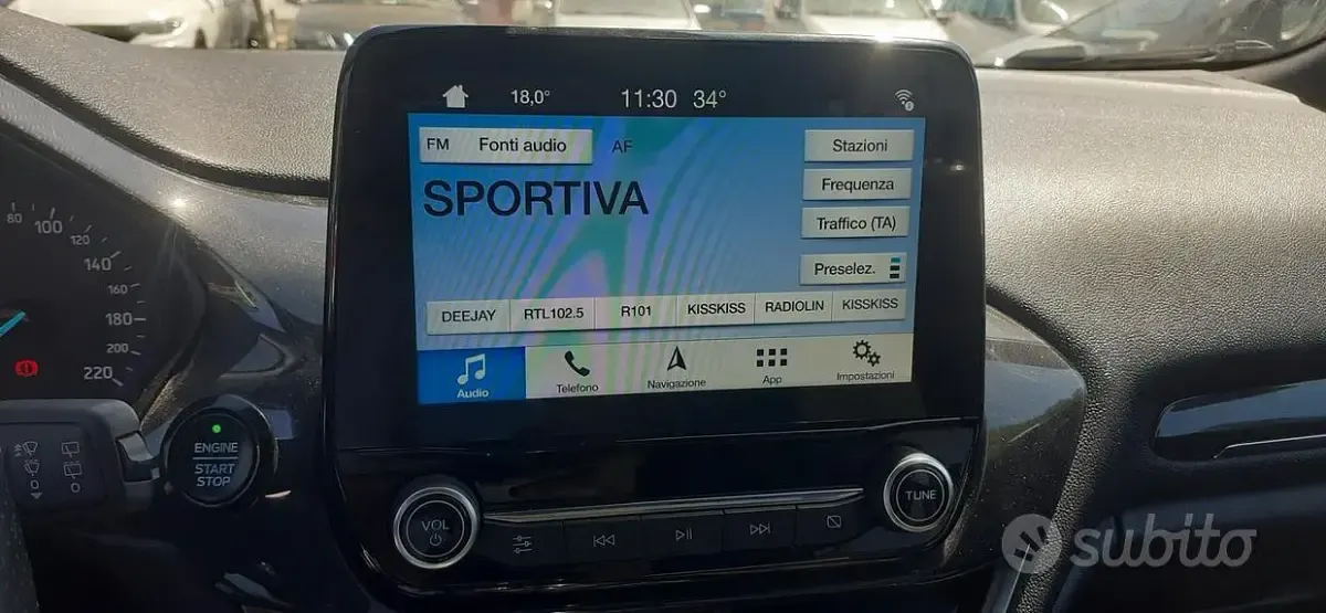 Usata Ford Fiesta ST-Line 85 CV (62 kW) 2018 Bianco Utilitaria