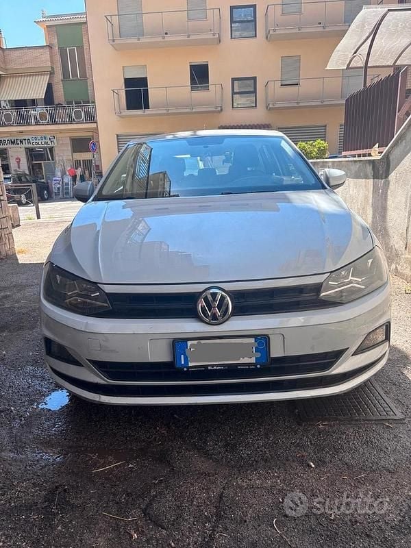 Usata VW Polo Trendline 65 CV (47 kW) 2019 Bianco Berlina