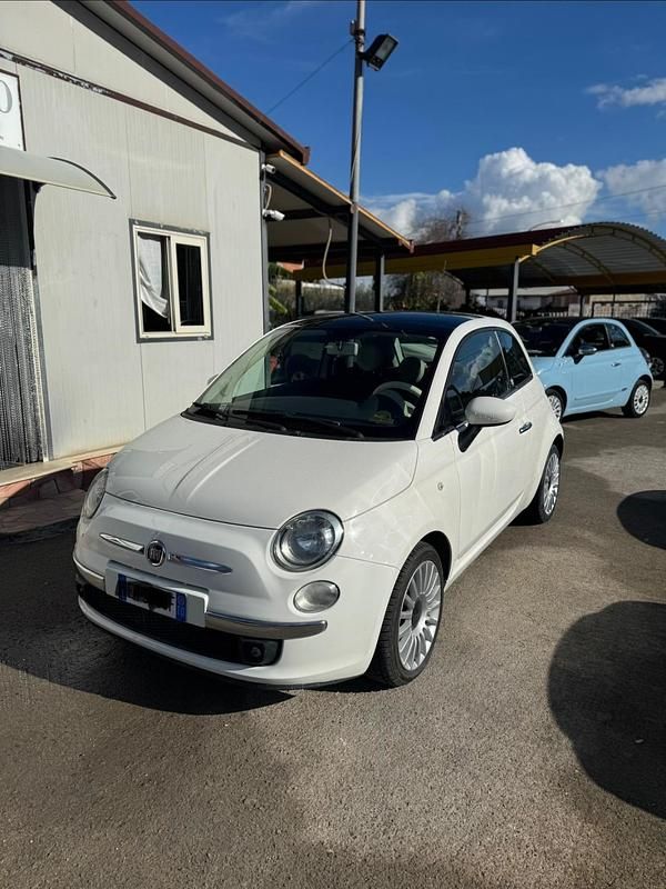 Usata Fiat 500 95 CV (69 kW) 2011 Bianco Berlina