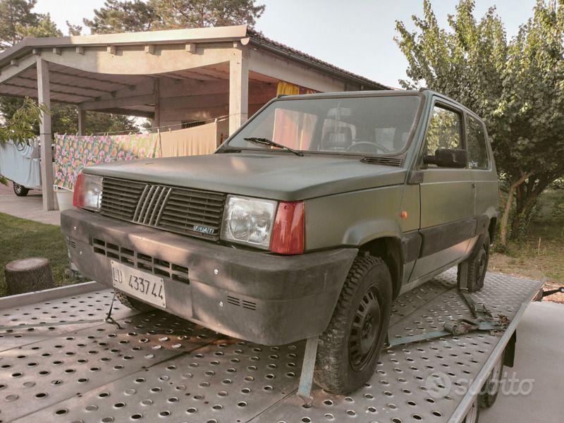 Usata Fiat Panda 4x4 50 CV (36 kW) 1987 Verde Utilitaria