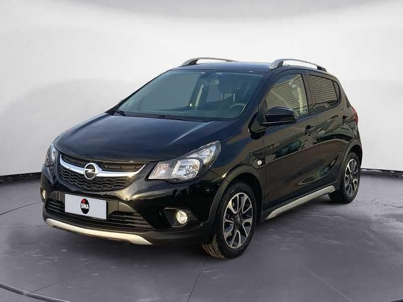Usata Opel Karl Rocks 75 CV (55 kW) 2018 Nero Utilitaria