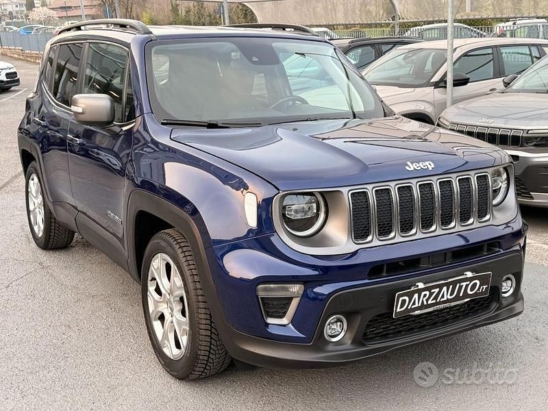 Usata Jeep Renegade Limited 120 CV (88 kW) 2019 Blu metallizzato SUV