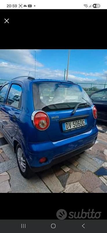 Usata Chevrolet Matiz 52 CV (38 kW) 2009 Blu Utilitaria