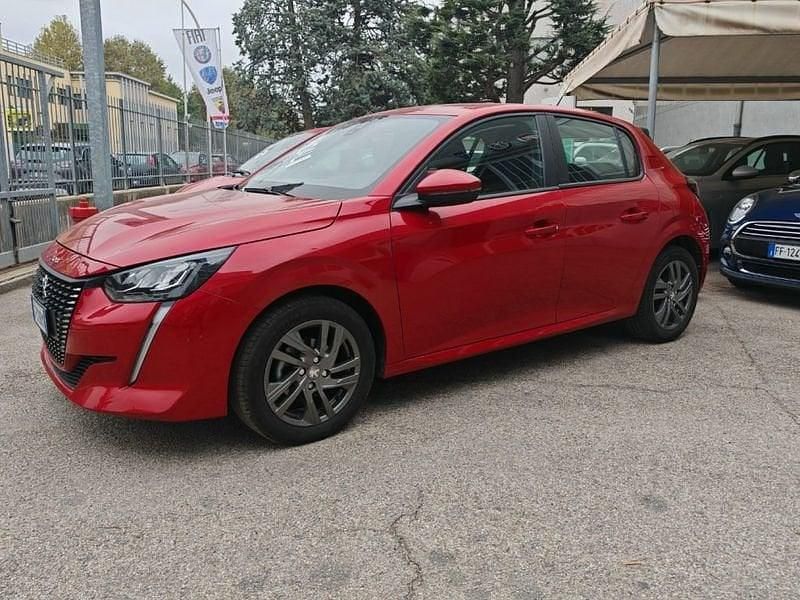 Usata Peugeot 208 Active 101 CV (74 kW) 2021 Rosso Utilitaria