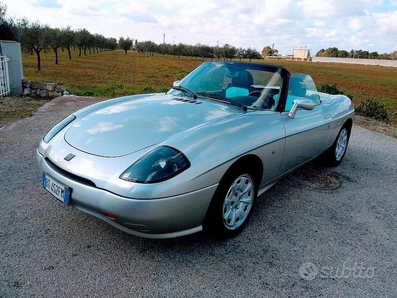 Usata Fiat Barchetta 131 CV (96 kW) 2001 Grigio Cabrio