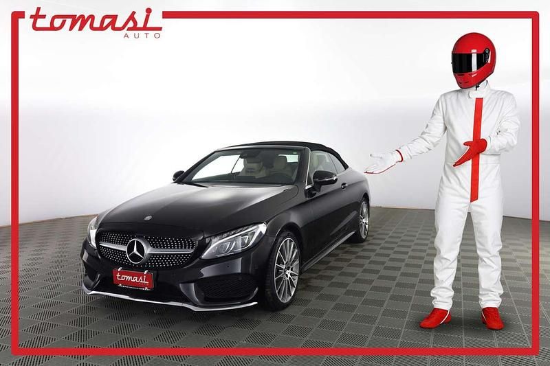 Nero Usata 2017 Mercedes C220 Premium Cabrio | 30.990 € (Molto cara) - Immagine 1/4