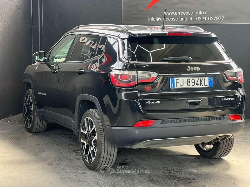 Usata Jeep Compass Limited 140 CV (102 kW) 2017 Nero SUV