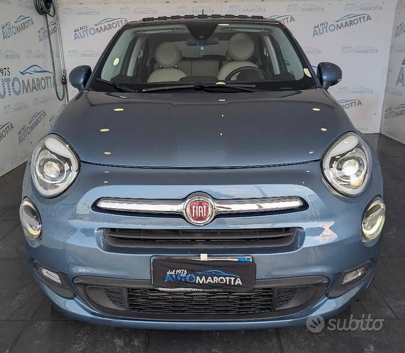 Usata Fiat 500X Lounge 120 CV (88 kW) 2017 Blu/azzurro SUV
