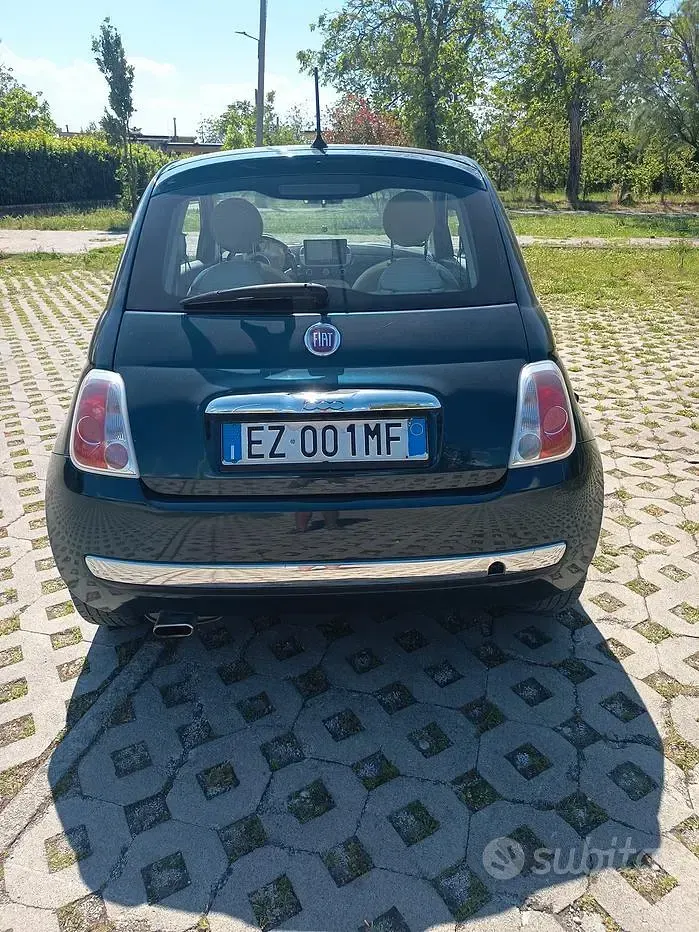 Usata Fiat 500 Lounge 69 CV (50 kW) 2015 Blu Berlina