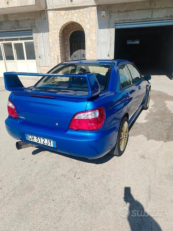 Usado Subaru Impreza 224 CV (164 kW) 2003 Azul Berlina