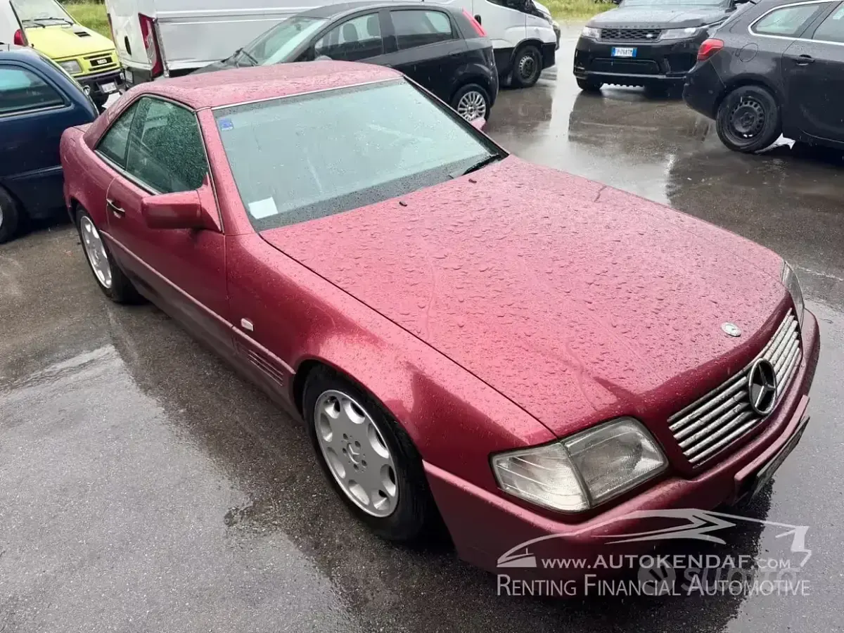 Usata Mercedes SL500 333 CV (244 kW) 1992 Rosso Cabrio