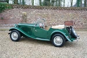 Usata MG TD 57 CV (41 kW) 1952 Verde Cabrio