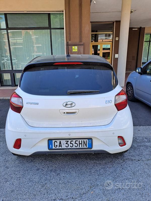 Usata Hyundai i10 Prime 67 CV (49 kW) 2020 Bianco Utilitaria