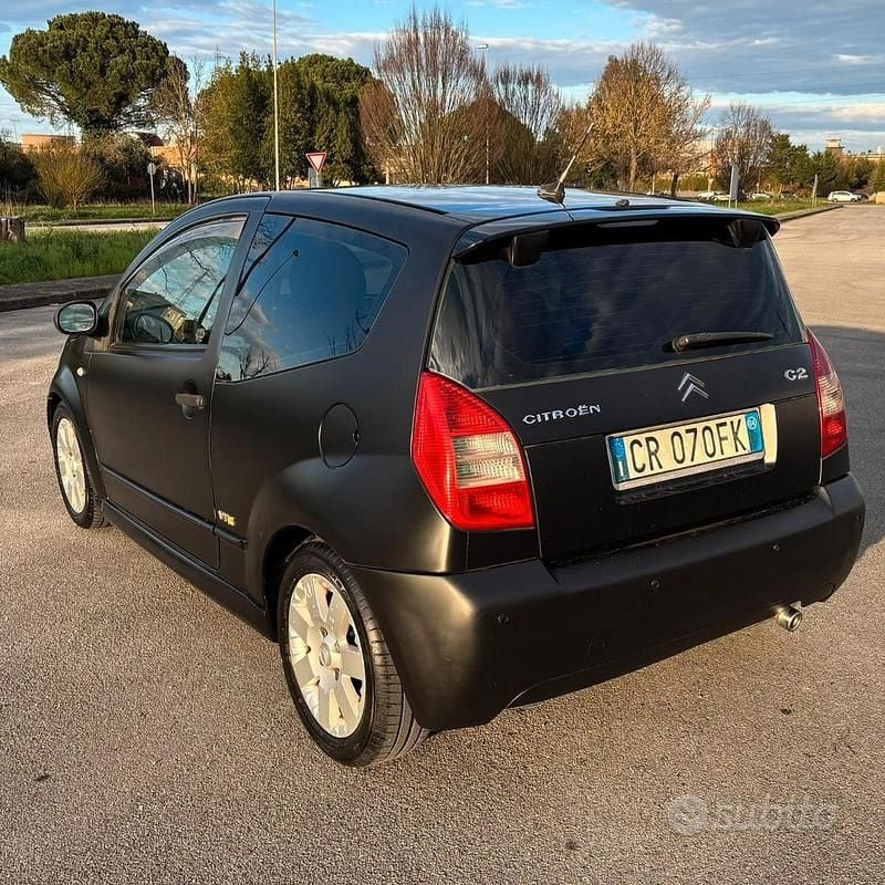 Usata Citroën C2 VTR Sport 73 CV (53 kW) 2004 Nero Utilitaria