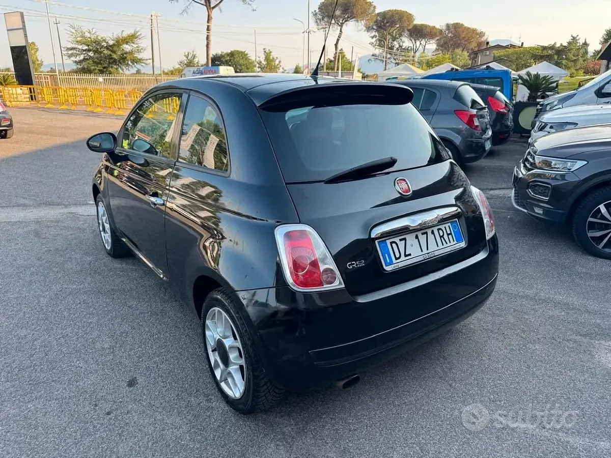 Usata Fiat 500 Sport 69 CV (50 kW) 2010 Nero Utilitaria