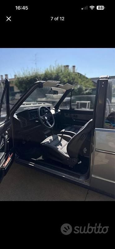 Usata VW Golf Cabriolet 75 CV (55 kW) 1983 Grigio Cabrio