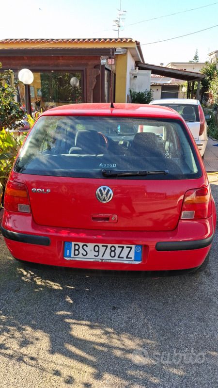 Usata VW Golf IV 100 CV (73 kW) 1998 Rosso Berlina