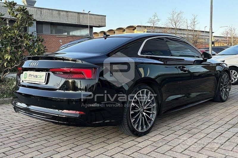Usata Audi A5 190 CV (139 kW) 2018 Nero Coupé