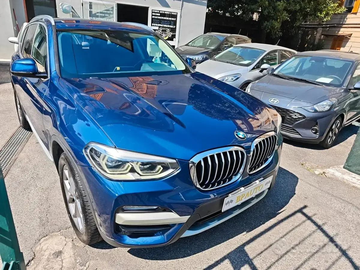 Usata BMW X3 xLine 190 CV (139 kW) 2018 Blu/azzurro SUV