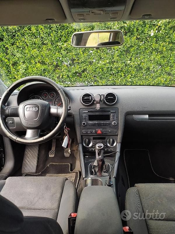 Usata Audi A3 105 CV (77 kW) 2007 Nero Utilitaria