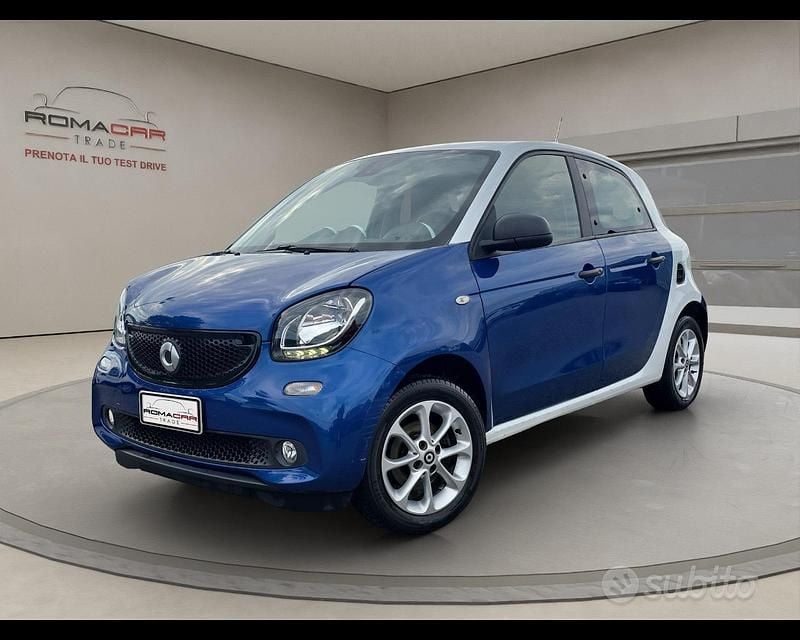 Usata Smart ForFour Passion 71 CV (52 kW) 2019 Blu Utilitaria