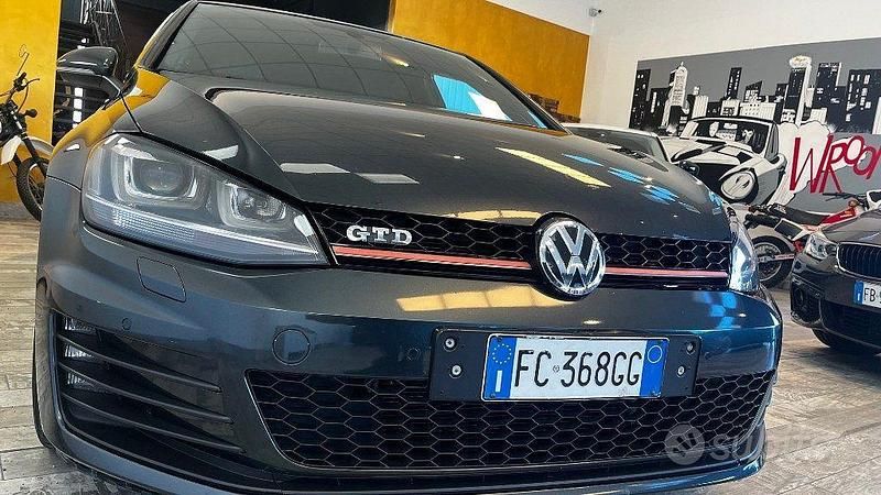 Usata VW Golf VII GTD 184 CV (135 kW) 2015 Grigio Berlina