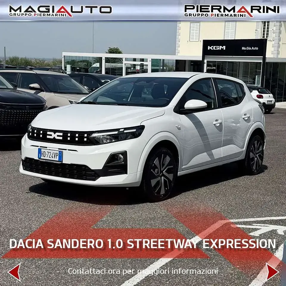 Nuova Dacia Sandero Expression 101 CV (74 kW) 2026 Bianco Berlina