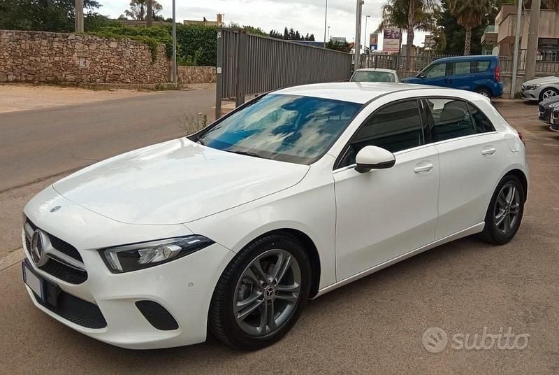 Usata Mercedes A180 116 CV (85 kW) 2019 Bianco Berlina